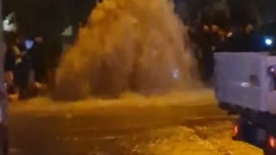Kocaeli’nin İzmit ilçesi Yahya Kaptan Mahallesi’nde cuma gece saatlerinde başlayan