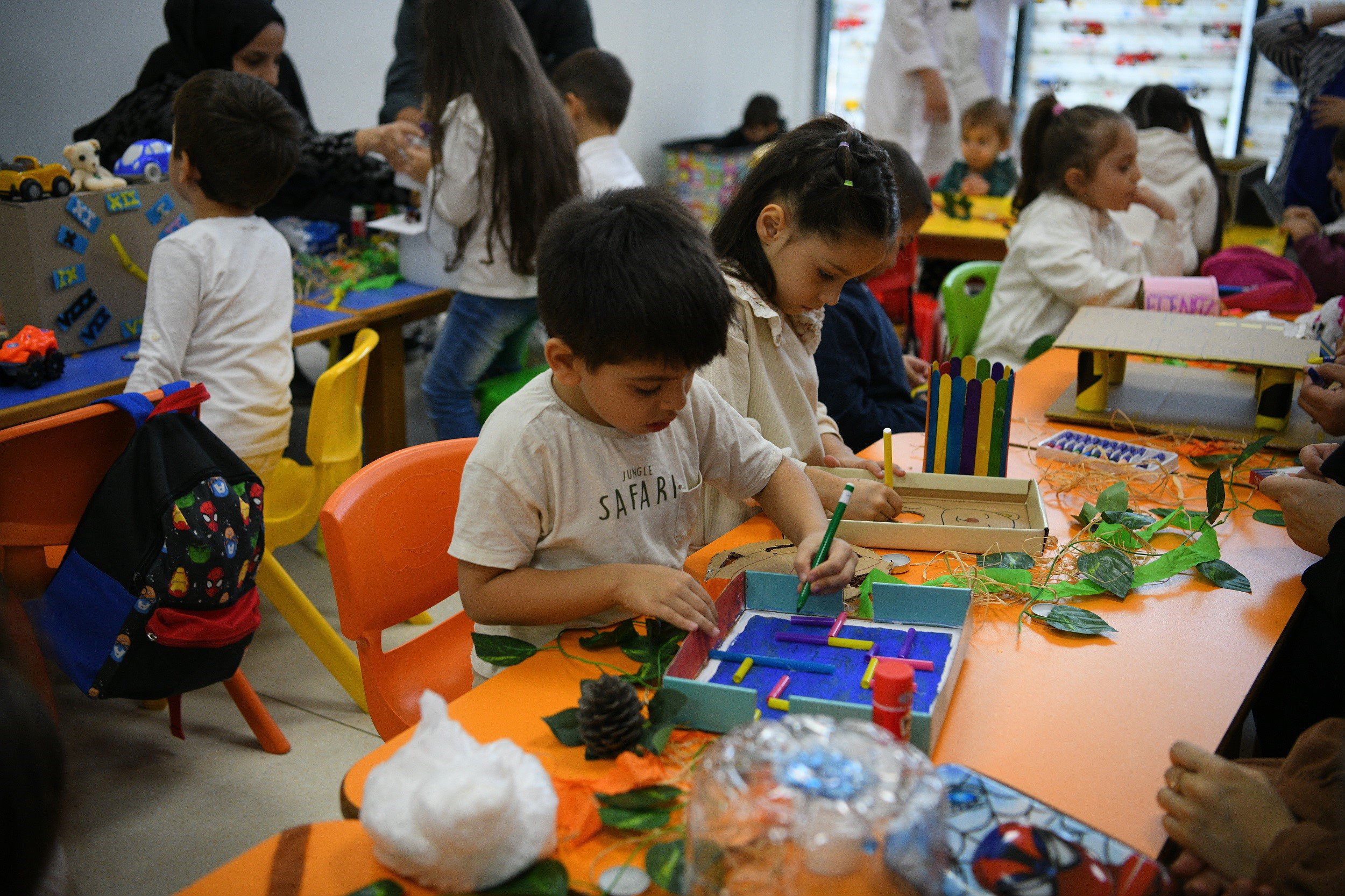 Çayırova'da çocukların okul hayatlarına daha donanımlı hazırlanması adına verilen eğitimde