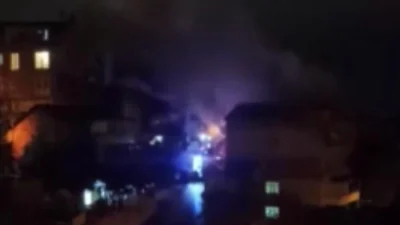 Kocaeli'nin Derince ilçesinde hava almayan kömür sobası patladı, 9 kişi