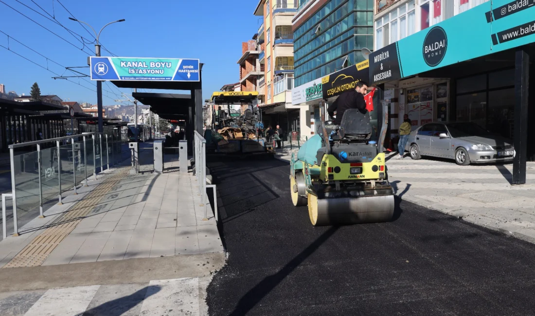 Büyükşehir, Adnan Menderes Bulvarı ile sokak bağlantılarında gerçekleştirdiği çalışma ile