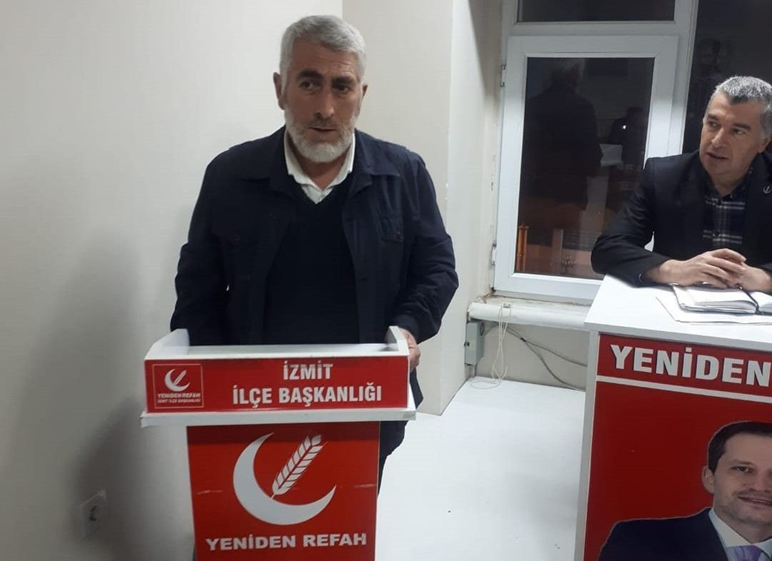 
Yeniden Refah Partisi İzmit İlçe Teşkilatı kurucularından ve Ahde Vefa