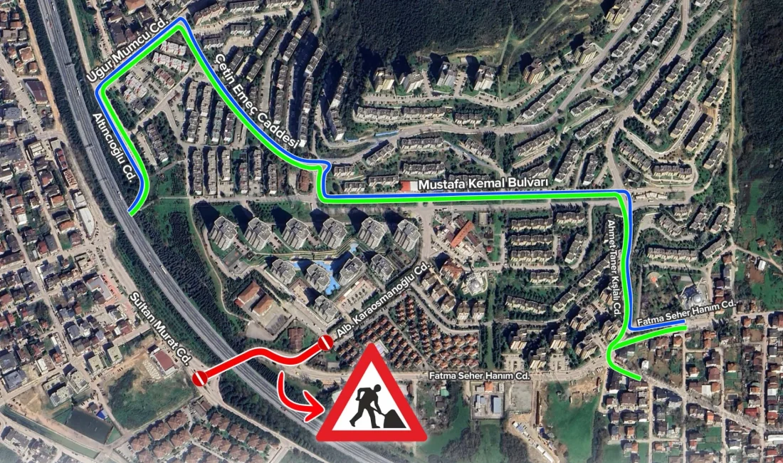 Kocaeli Büyükşehir Belediyesi tarafından yapılacak altyapı çalışmaları nedeniyle İzmit ilçesinde
