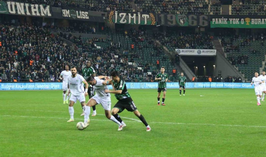 TFF 1.Lig'de lider Kocaelispor 22 haftalık periyotta 136 bin 332