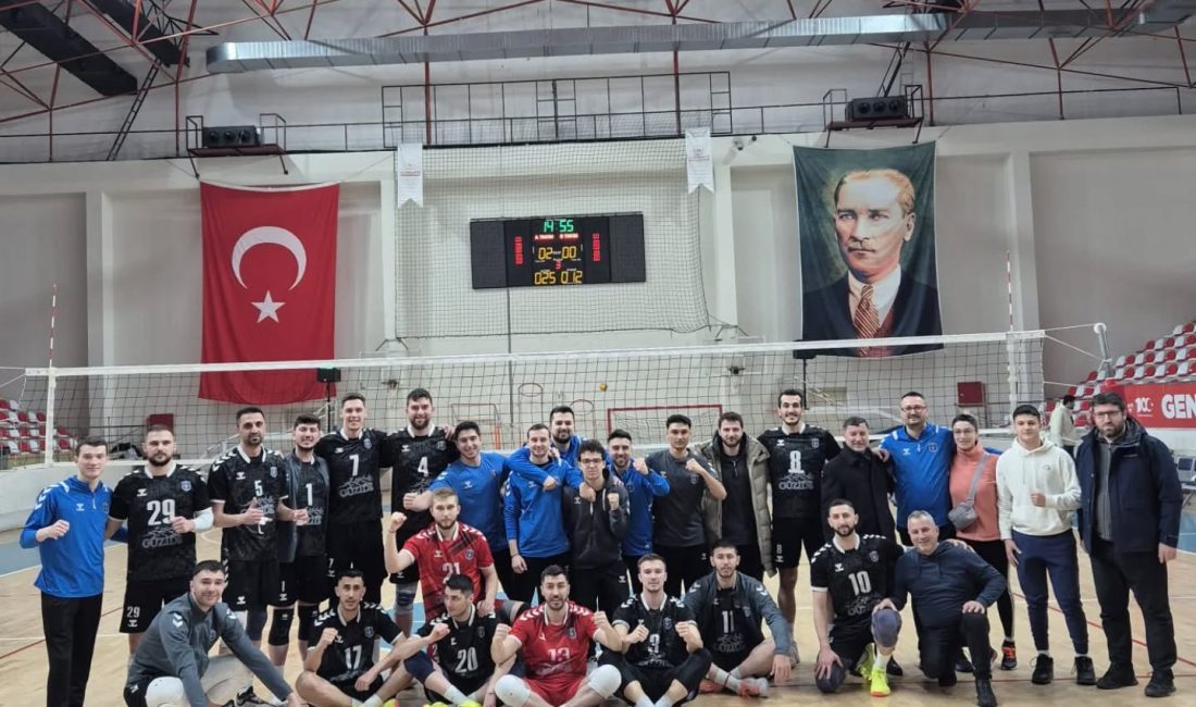 Gebze Belediyesi Erkek Voleybol Takımı, 1. Ligdeki galibiyet serisini sürdürüyor.