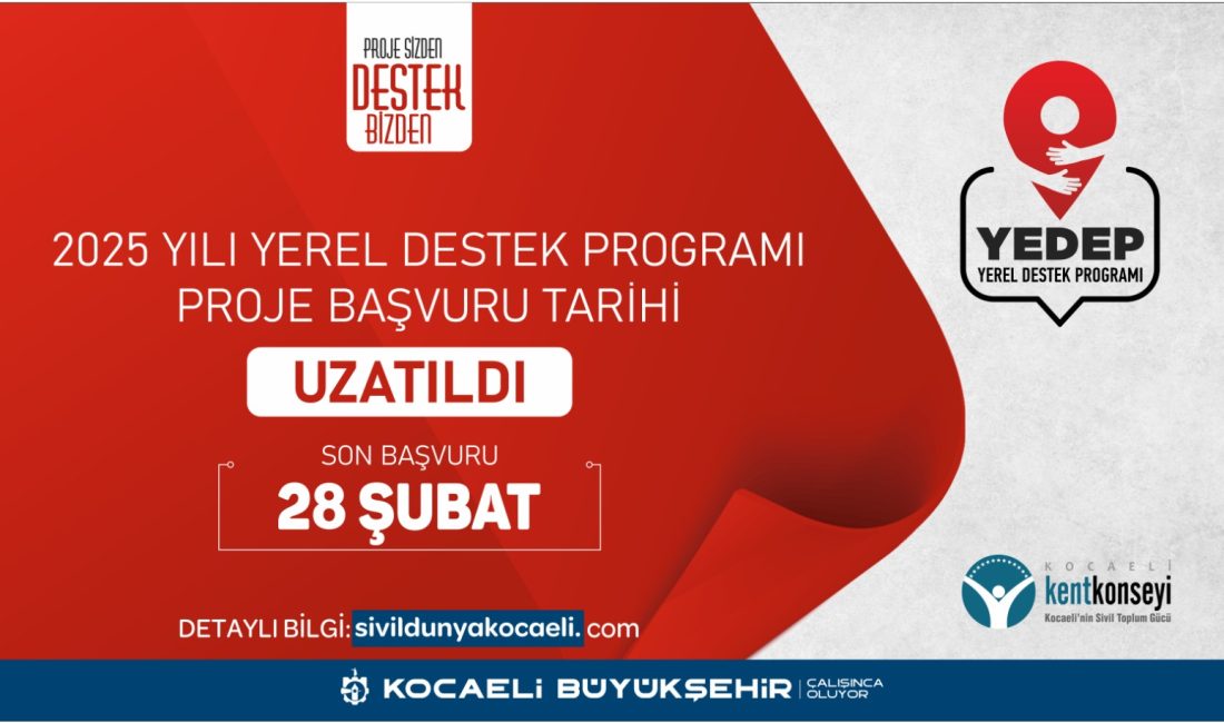 Yerel Destek Programı (YEDEP) kapsamında proje destek başvuruları için son