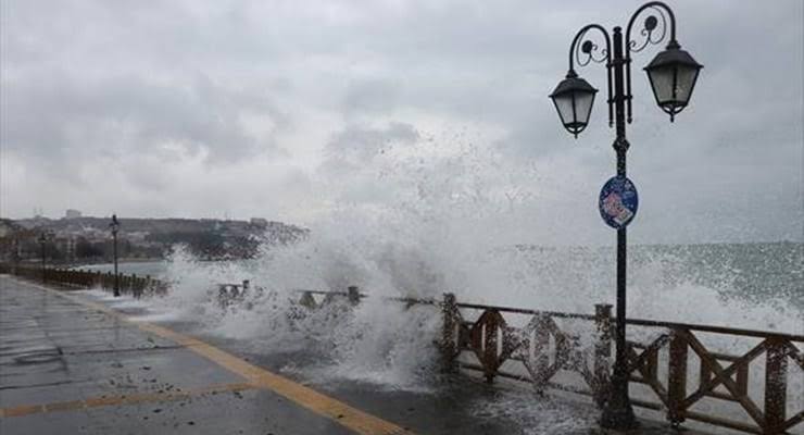 Meteoroloji Genel Müdürlüğü, Batı Karadeniz ve Marmara Denizi için kuvvetli
