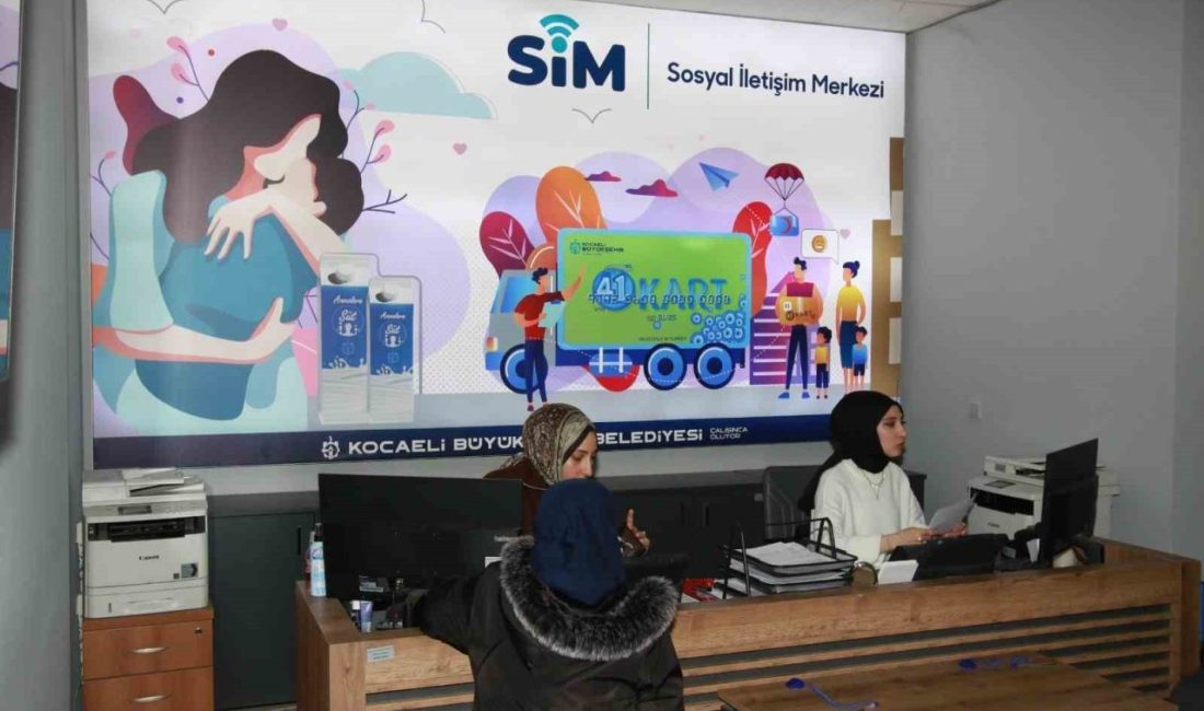 Kocaeli’de yürütülen 41 kart projesi ile vatandaşa gıda, giyim ve