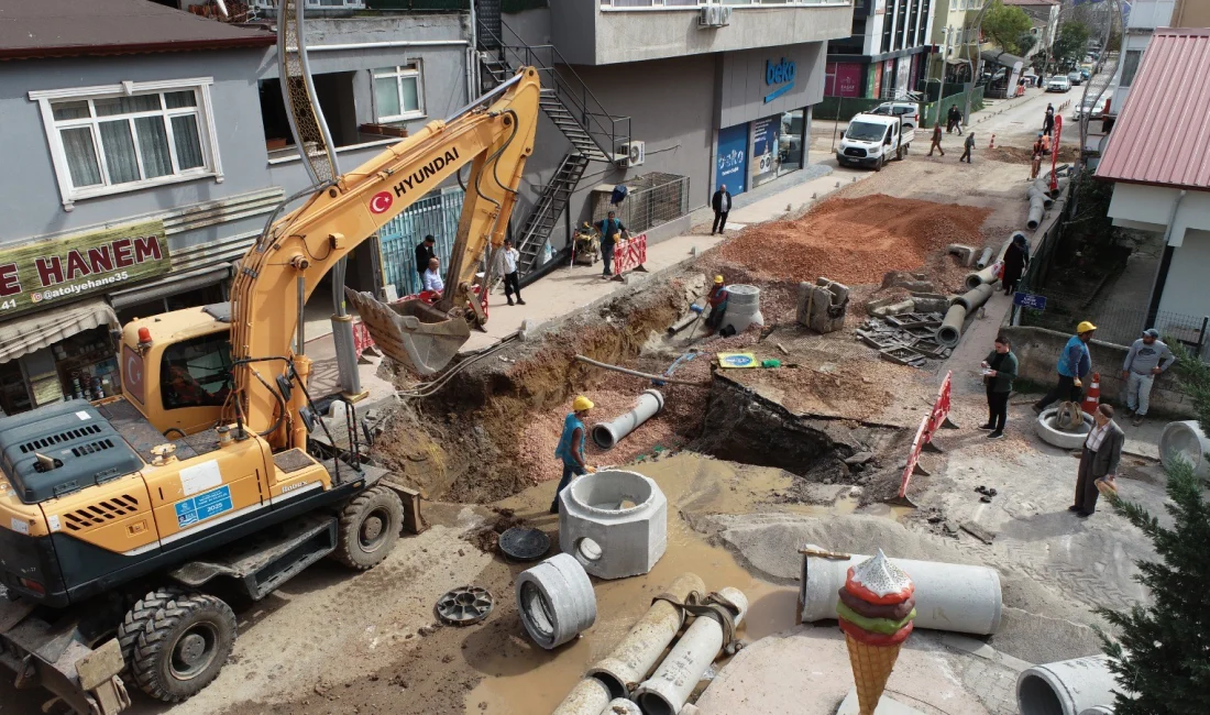 Kocaeli Büyükşehir Belediyesi İSU Genel Müdürlüğü, Derince Denizciler Caddesi’nde sürdürdüğü
