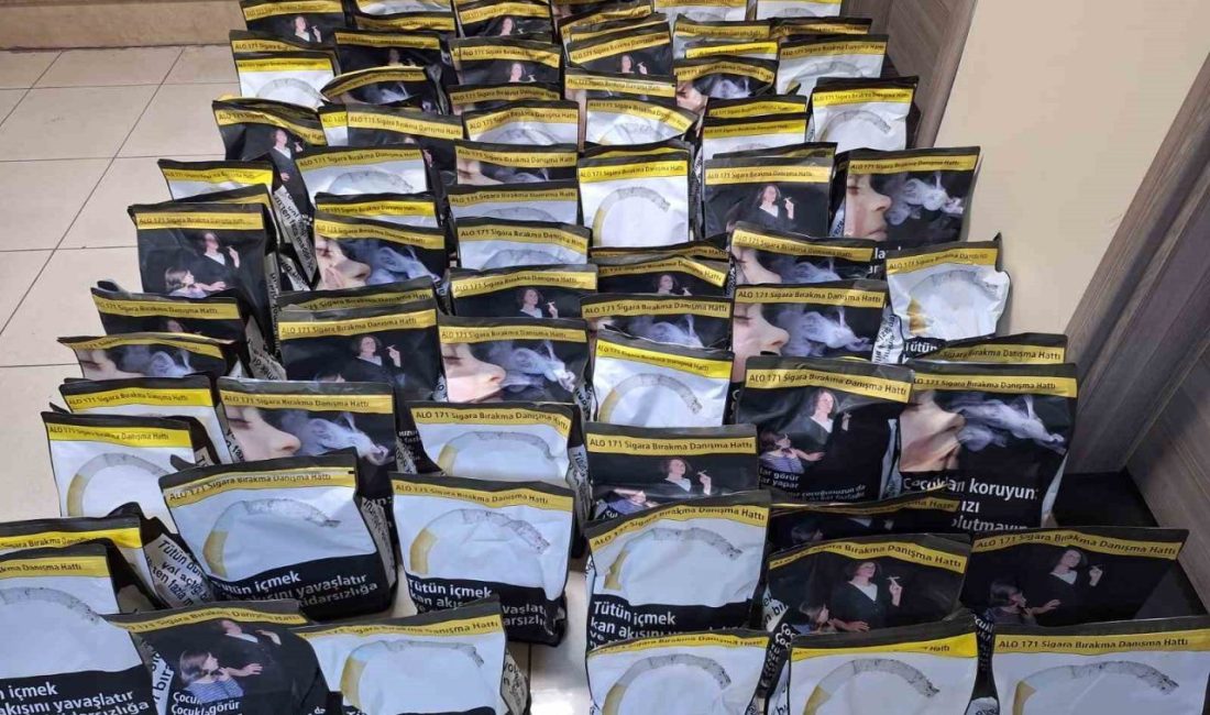 Kocaeli’de iş yeri ve araçta yapılan aramalarda 100 kilogram kaçak