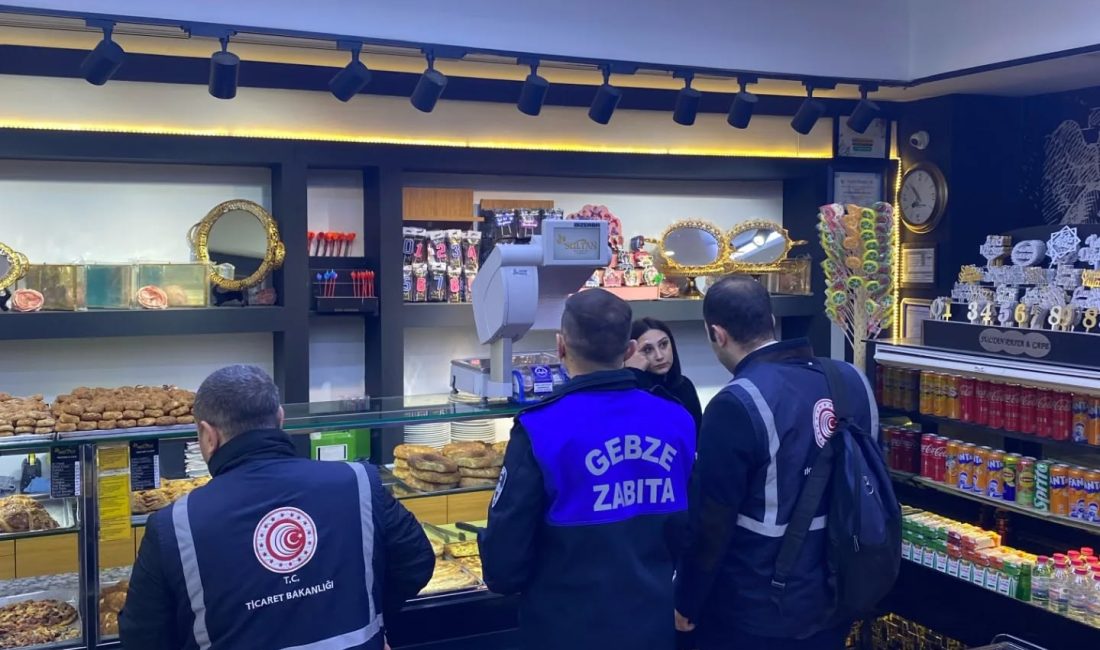 Gebze Belediyesi Zabıta Müdürlüğüne bağlı ekipler ilçe genelindeki denetimlerine ara