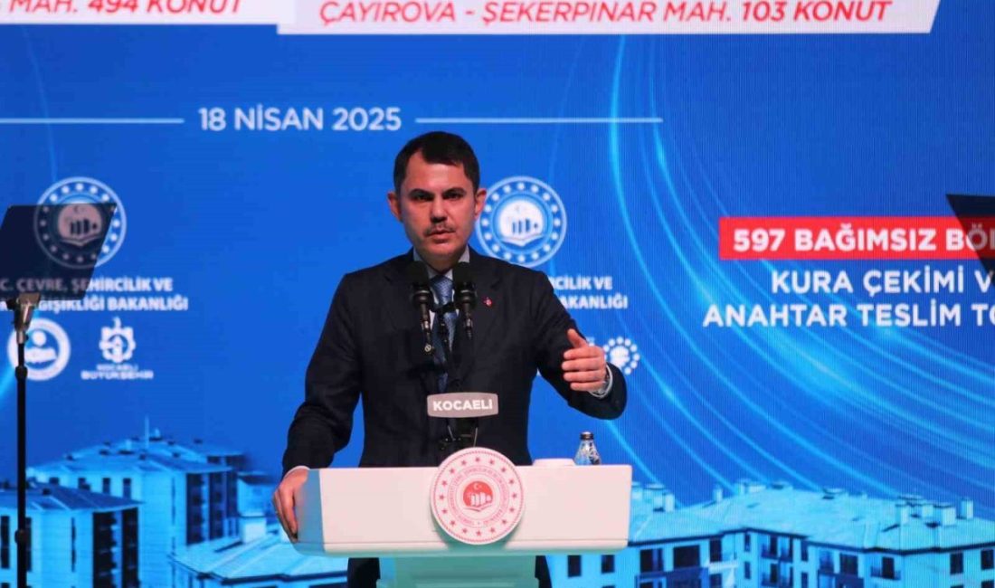 "Kocaeli’de Büyük Dönüşüm Anahtar Teslimi ve Kura Çekimi" törenine katılan