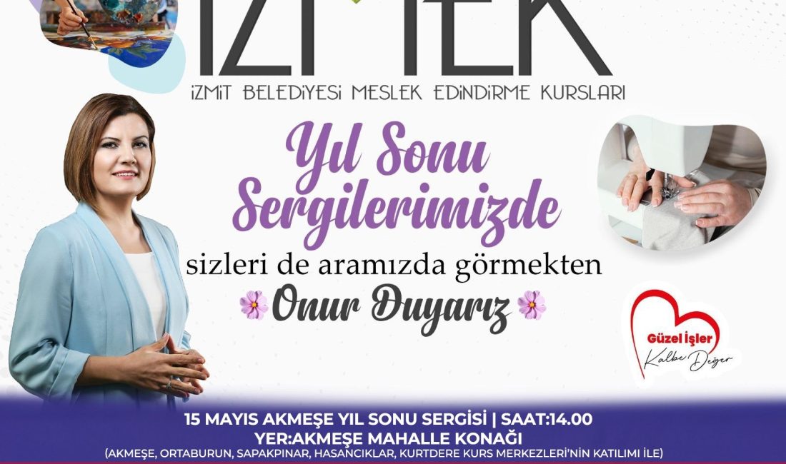 İzmit Belediyesi ve Halk Eğitim Merkezi iş birliğiyle düzenlenen İZMEK