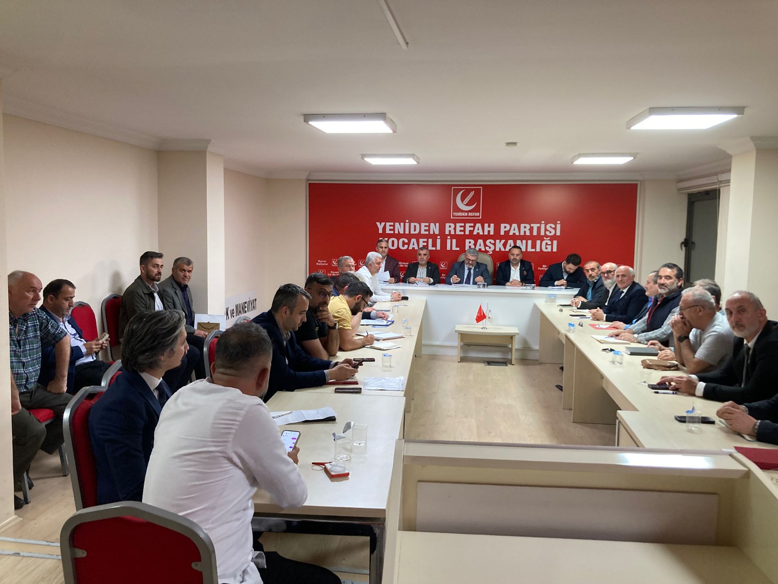 Yeniden Refah Partisi Kocaeli İl Başkanlığı, haftalık olağan yönetim kurulu
