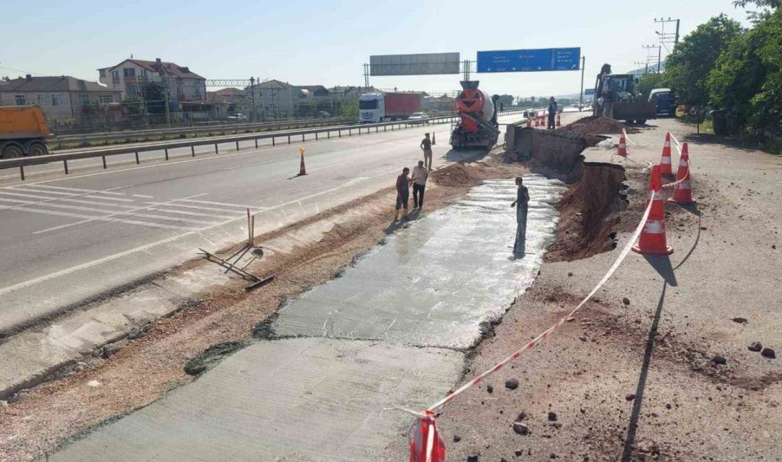 Körfez ilçesi Kirazlıyalı mevkiinde D-100 Karayolu’nda trafiği rahatlatmak için durak