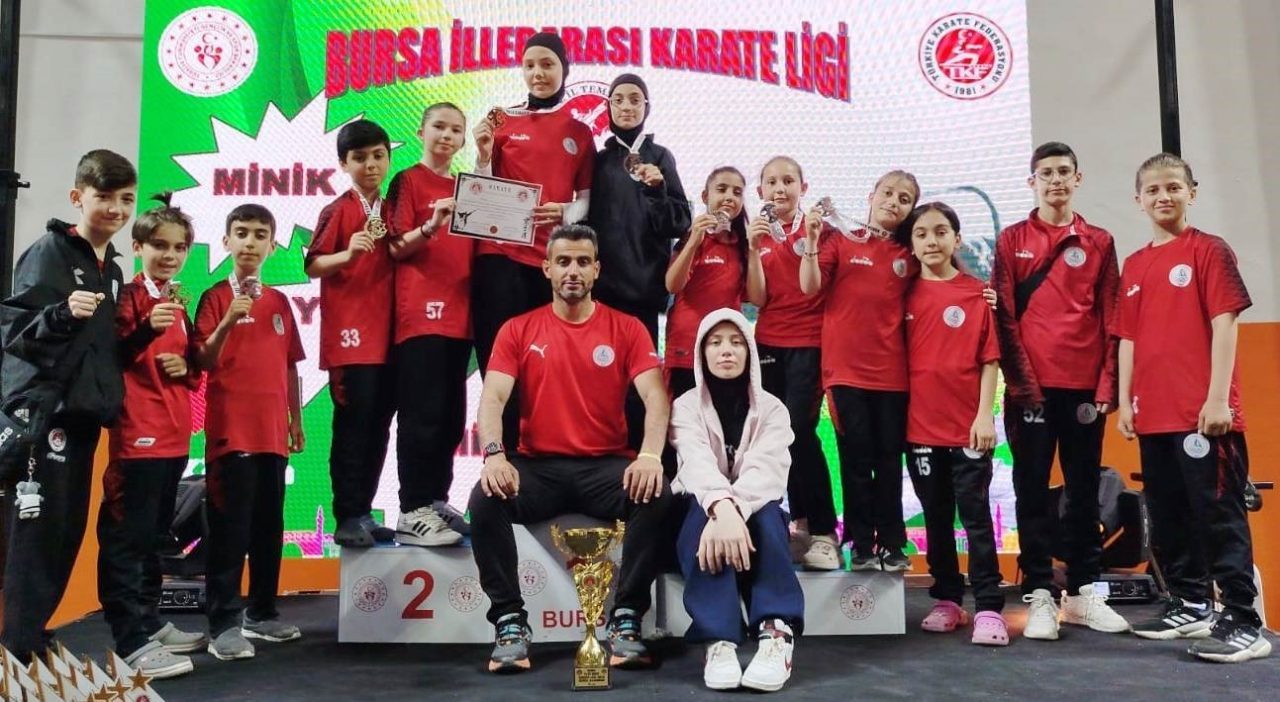 Bursa’da gerçekleştirilen İller Arası Karate Ligi Final Etabı’nda Körfez’i temsil