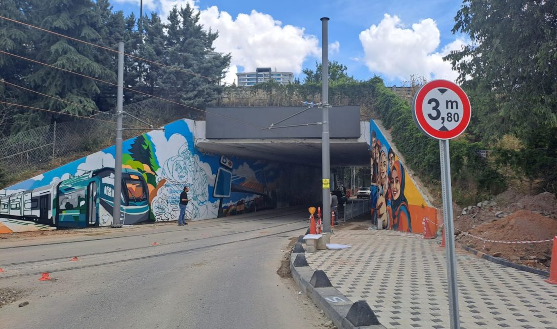 Büyükşehir Belediyesi, “Alikahya Stadyum Tramvay Hattı Projesi” kapsamında Anadolu Otoyolu