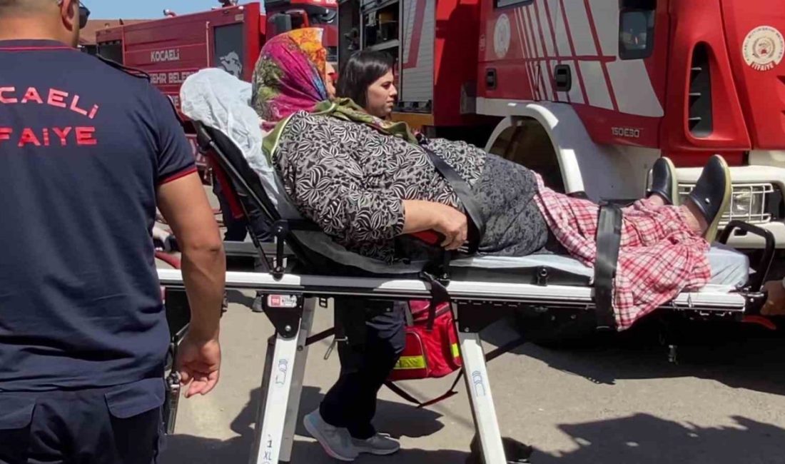 Kocaeli’nin Başiskele ilçesinde bir apartmanın ikinci katında çıkan yangın kısa