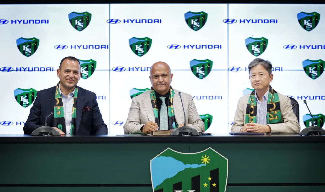 Hyundai, Kocaelispor ile sponsorluk anlaşması imzaladı. Yeni sezonda formaların kolunda