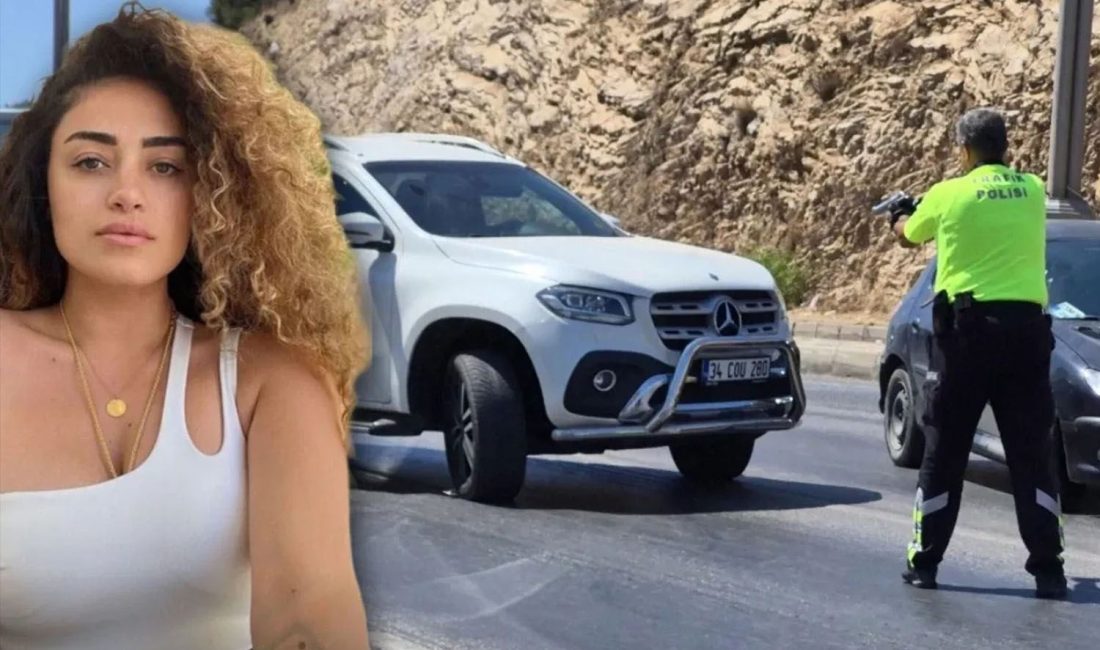Şarkıcı Dilan Çıtak, Muğla'nın Bodrum ilçesinde polisin üzerine araç sürdüğü