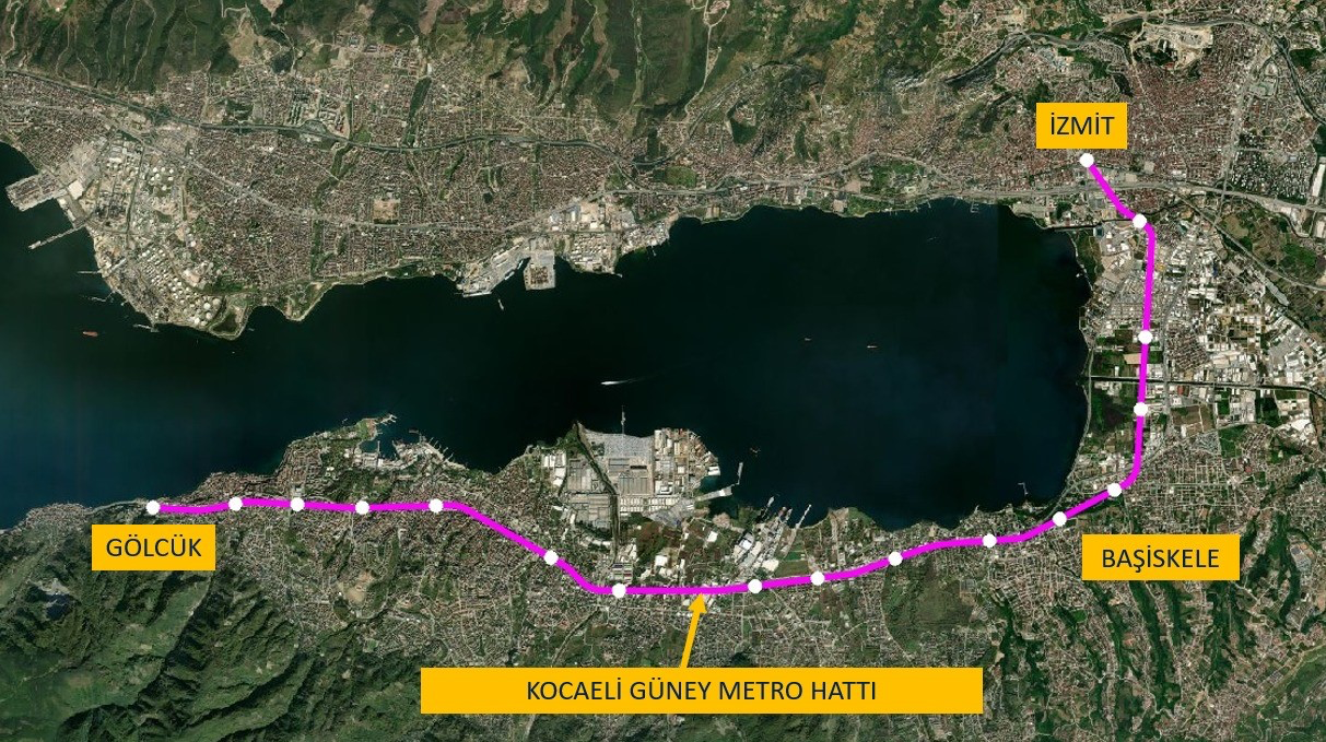 Kocaeli Büyükşehir Belediyesi, kentin güney aksındaki ulaşımı rahatlatma hedefiyle planlanan