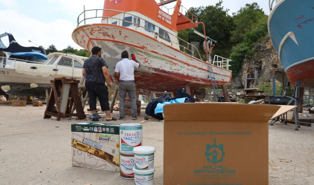 Kocaeli'de yürütülen "Küçük Ölçekli Balıkçıların Desteklenmesi Projesi" ile bu yıl