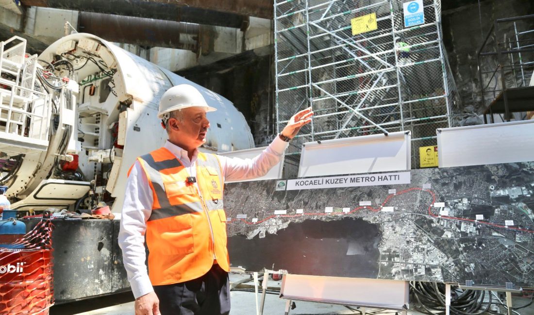 Körfezray Metrosu’ndaki tünel kazıları için Seka Devlet Hastanesi İstasyonu’na getirilen