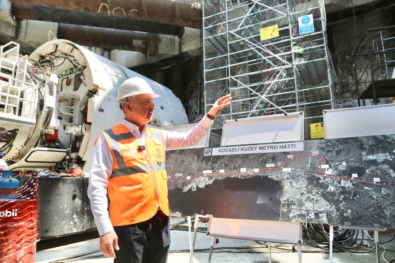 Körfezray Metrosu’ndaki tünel kazıları için Seka Devlet Hastanesi İstasyonu’na getirilen