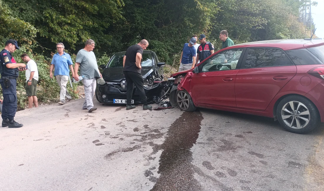 Kocaeli'nin Karamürsel ilçesinde 2 otomobilin çarpışması neticesinde 4 kişi yaralandı.