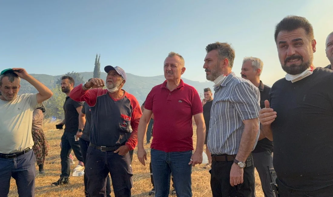 Karamürsel Suludere'de çıkan orman yangınına Kocaeli İtfaiyesi 3 uçak, 8