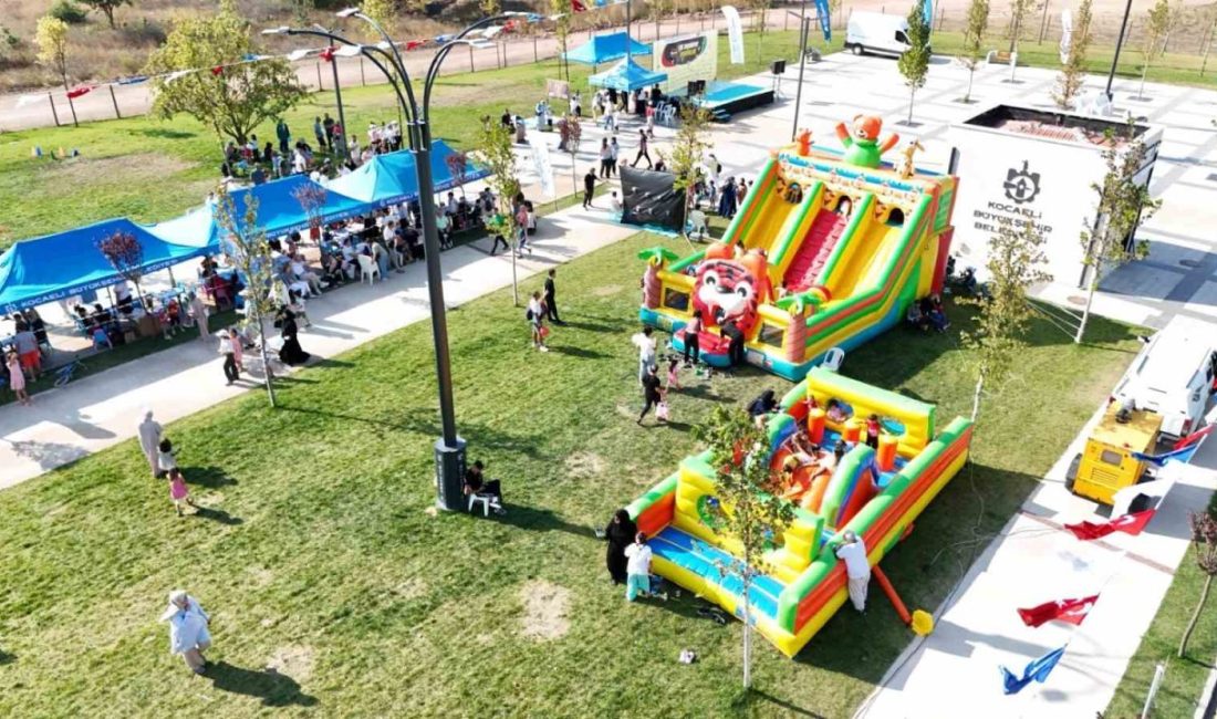 Kocaeli Büyükşehir Belediyesince düzenlenen "3. Çık Dışarıya Oynayalım" etkinliği, Başiskele’de