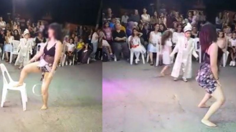 İzmir'in Menderes ilçesinde cinsel içerikli dans gösterisi düzenlendiği belirlenen sünnet