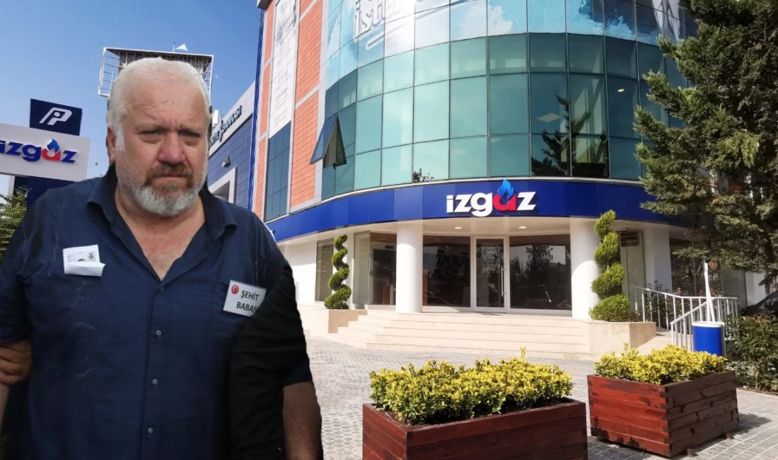 Kocaeli’de şehit babası Bayram Sarı, İZGAZ’da işlem yaptığı sırada görevli