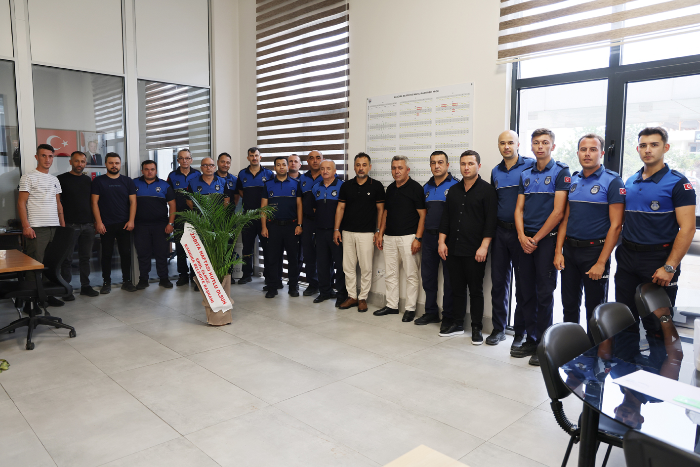  Kandıra Belediye Başkanı Erol Ölmez, Zabıta Teşkilatı'nın kuruluşunun 199. yılı