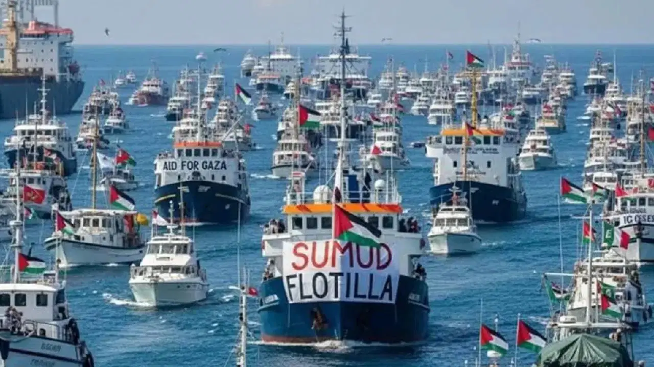 Küresel Sumud Filosu, Gazze’ye insani yardım ulaştırmak için Girit açıklarında