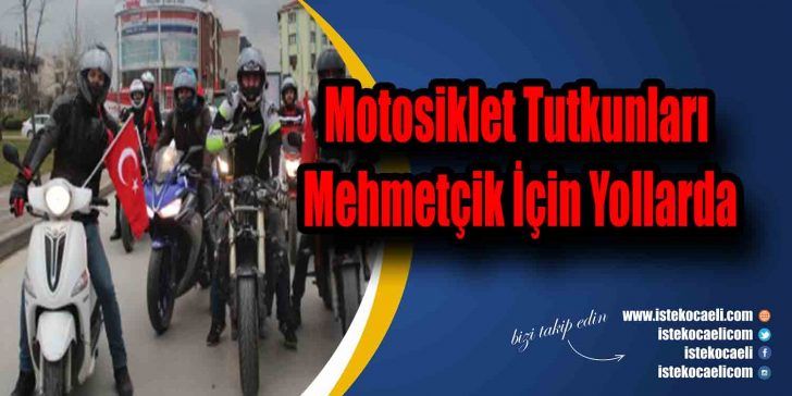 Kocaeli’de bir araya gelen motosiklet tutkunları, Afrin Operasyonu’na desteklerini göstermek