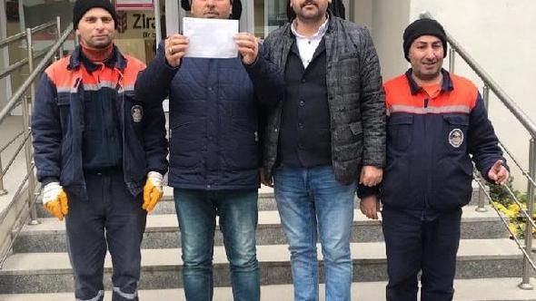 KÖRFEZ Belediyesi Temizlik İşleri Müdürlüğü’nde çalışan işçiler kendi aralarında topladıkları