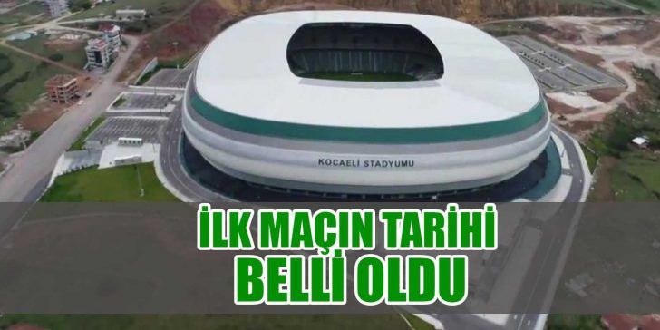 Kocaelispor’da yeni stada ne zaman geçileceği nihayet belli oldu. Edinilen