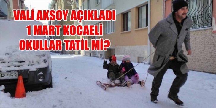 Kocaeli’de okulların tatil mi sorusunun cevabı gece 12’de Vali Hüseyin