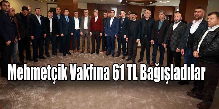 Başkan Karaosmanoğlu, bir günlük hasılatları olan 61 bin TL’yi Mehmetçik