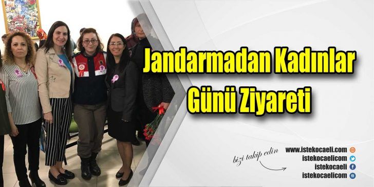 Kocaeli İl Jandarma Komutanlığı ekipleri, 8 Mart Dünya Kadınlar Günü’nde