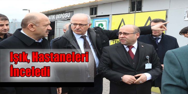 Başbakan Yardımcısı Fikri Işık, yanındaki heyetle birlikte Derince Eğitim ve