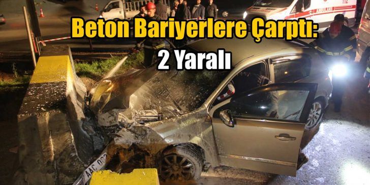 Başiskele D-130 karayolunda yapımı devam eden yol çalışması nedeniyle kapatılan