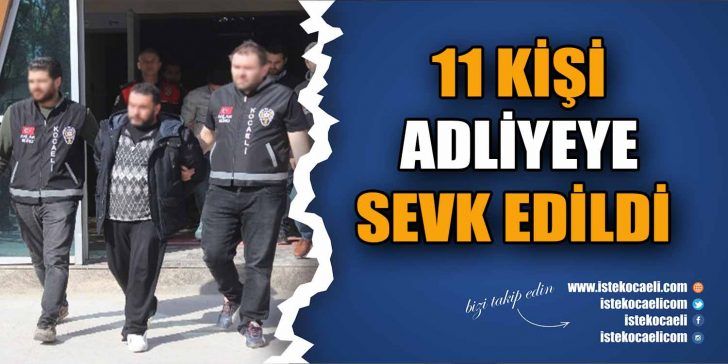 Kocaeli’nin Gebze ilçesi merkezli 15 ilde yapılan yasadığı bahis oynatan