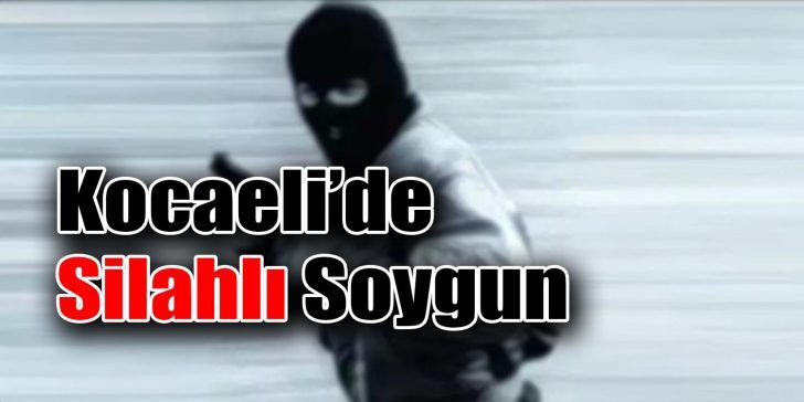 Kocaeli’nin Gebze ilçesindeki bir markete giren kar maskeli ve tabancalı