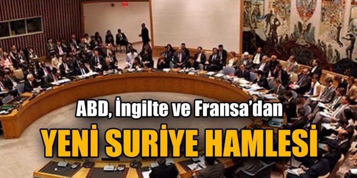 Suriye’deki bazı askeri hedefleri Cumartesi sabaha karşı düzenledikleri ortak operasyonla