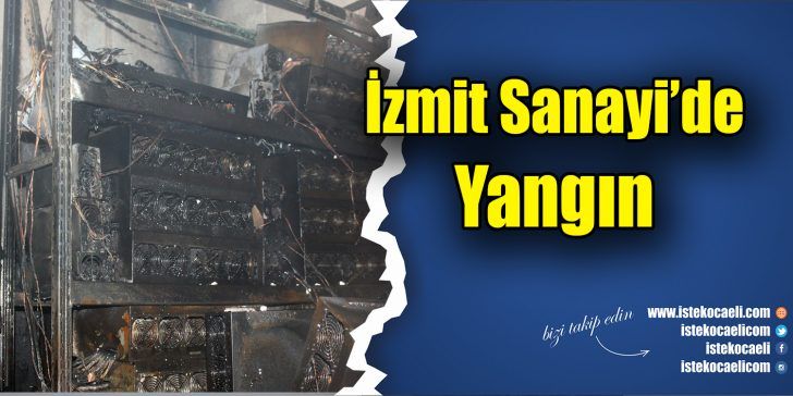 Kocaeli’nin İzmit ilçesinde demir iskele imalathanesinde bitcoin üretimi yaptığı iddia