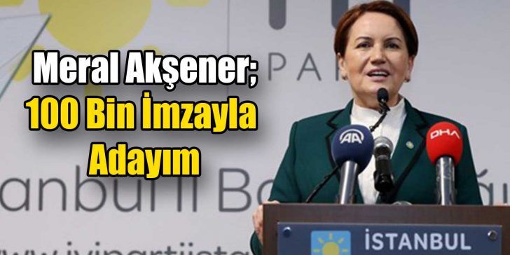 İYİ Parti Genel Başkanı Meral Akşener, 24 Haziran’da gerçekleştirilecek erken