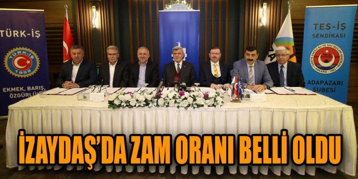 İZAYDAŞ’ta çalışan 165 işçiyi ilgilendiren toplu iş sözleşmesinde işçiye taban
