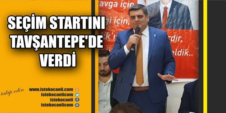 AK Parti İzmit İlçe Başkanı Hasan Ayaz, Tavşantepe Mahallesi’nde düzenlediği