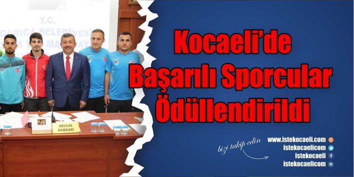 Darıca Belediyesi Mayıs ayı meclis toplantısında uluslararası arenada madalya kazandıran